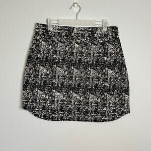 Jupe Banana Republic En Laine Noire - Broderie Florale - Taille 12 - Occasion Très Bon état